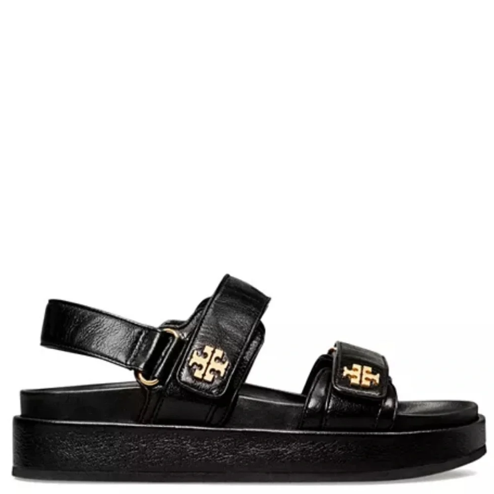 Tory Burch Kira Black Sandals - Picture 2 of 6